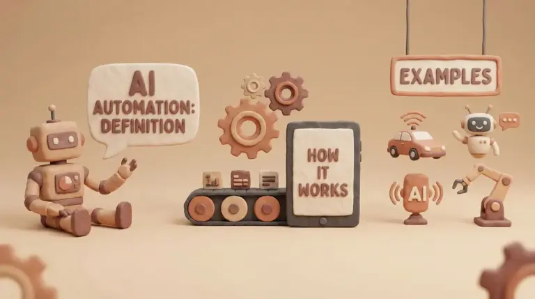 AI automation: definition, how it works, and examples