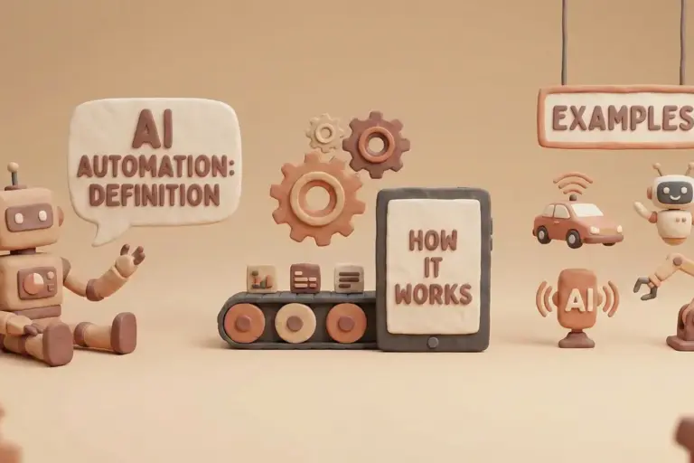 AI automation: definition, how it works, and examples